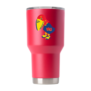 Kansas College Vault 30oz Red Tumbler