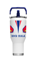 Kansas Whitehawk 40oz Stainless Steel Carry Tumbler