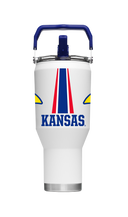 Kansas Whitehawk 40oz Stainless Steel Carry Tumbler