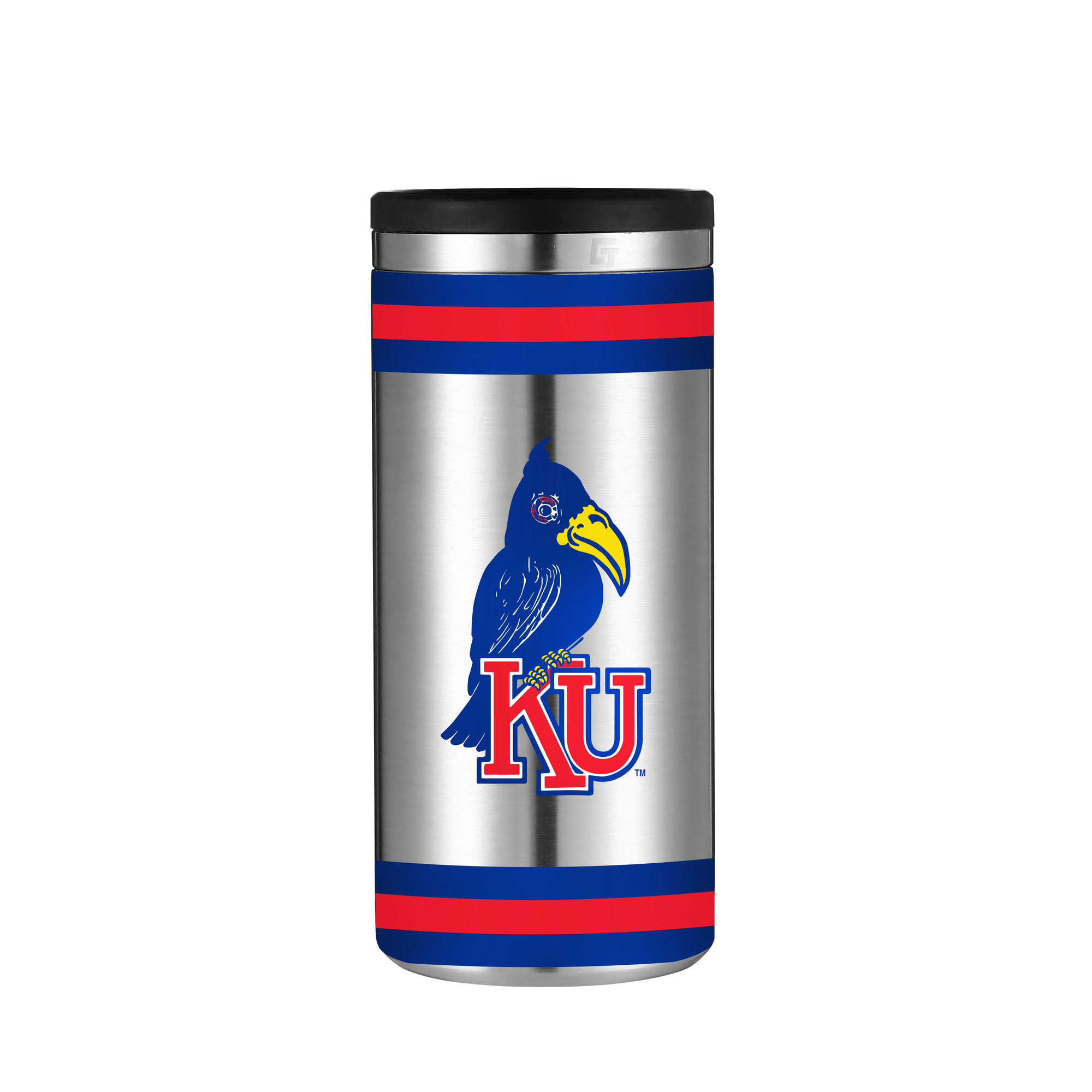 Kansas Vault Collection Stainless Steel Skinny Can Koozie