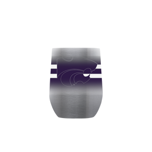 Kansas State 12oz Stemless Tumbler