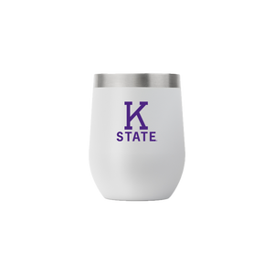 Kansas State College Vault 12oz Stemless Tumbler