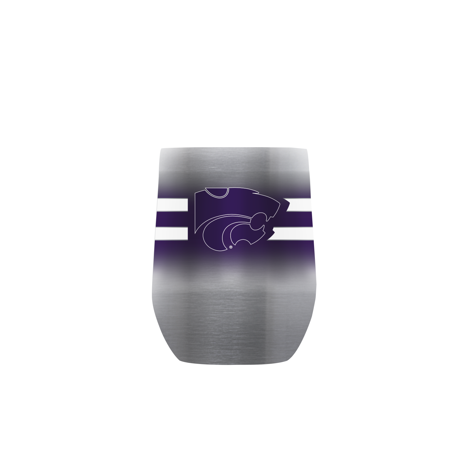 Kansas State 12oz Stemless Tumbler