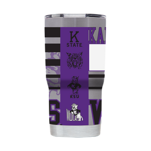 Kansas State College Vault 20oz Stainless Steel Tumbler