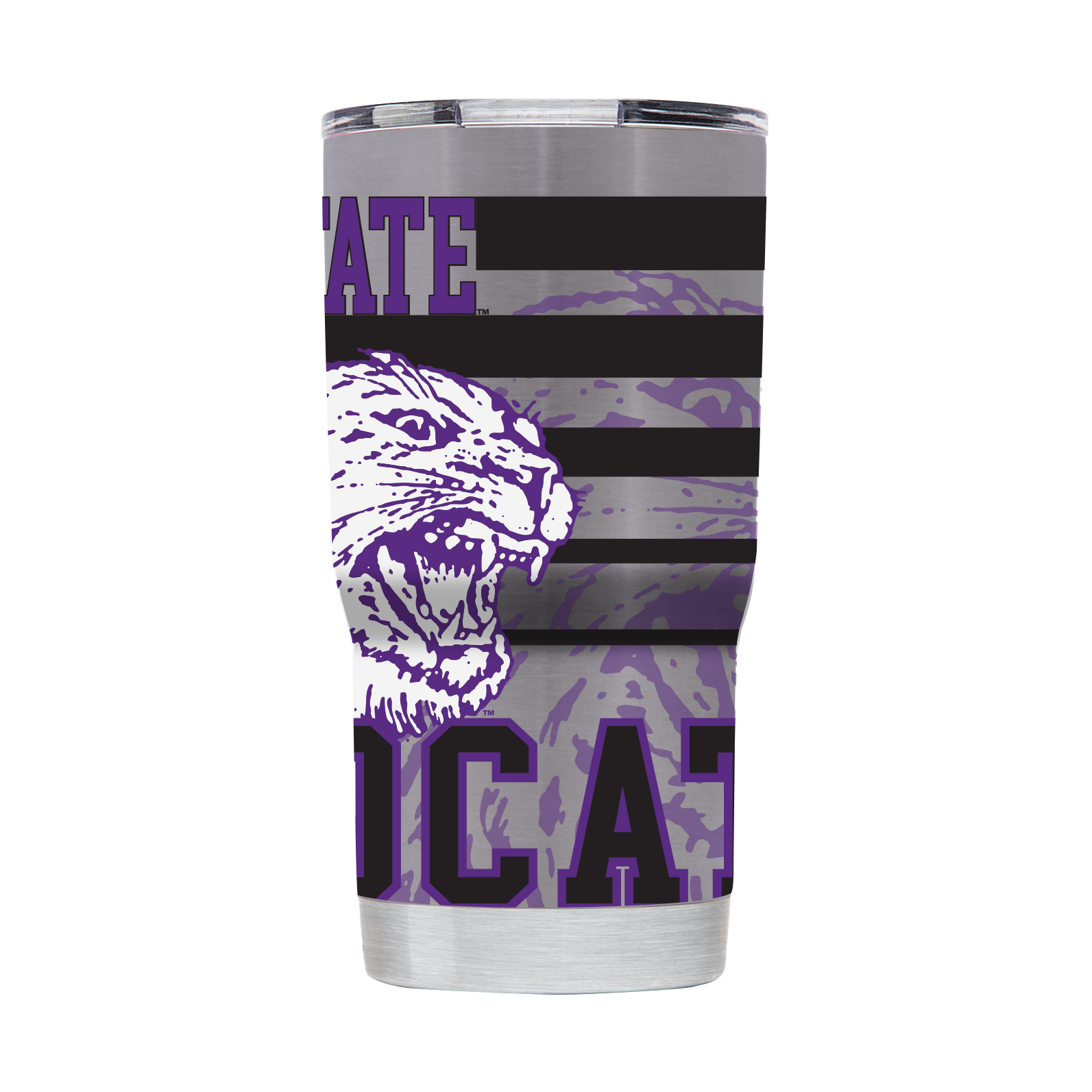 Kansas State College Vault 20oz Stainless Steel Tumbler