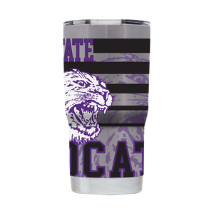 Kansas State College Vault 20oz Stainless Steel Tumbler