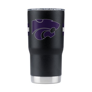 Kansas State 20oz Black Tumbler