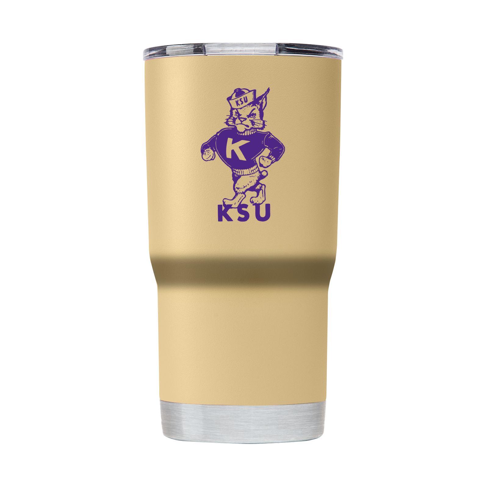 Kansas State College Vault 20oz Gold Tumbler