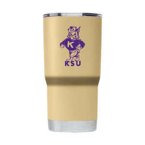 Kansas State College Vault 20oz Gold Tumbler