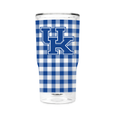 Kentucky 16oz 2-Pack Glass Tumblers Gingham