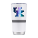 Kentucky 20oz White Prism Laser Etched Tumbler