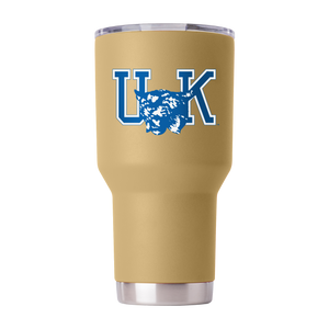 Kentucky College Vault 30oz Gold Tumbler