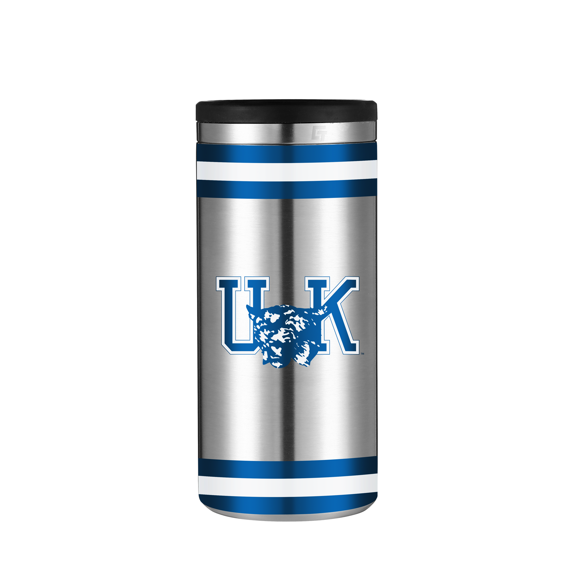 Kentucky Vault Collection Stainless Steel Skinny Can Koozie