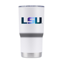 LSU 20oz White Prism Laser Etched Tumbler