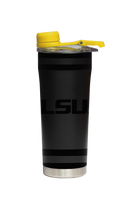 LSU Matte Black Stainless Steel Shaker Bottle