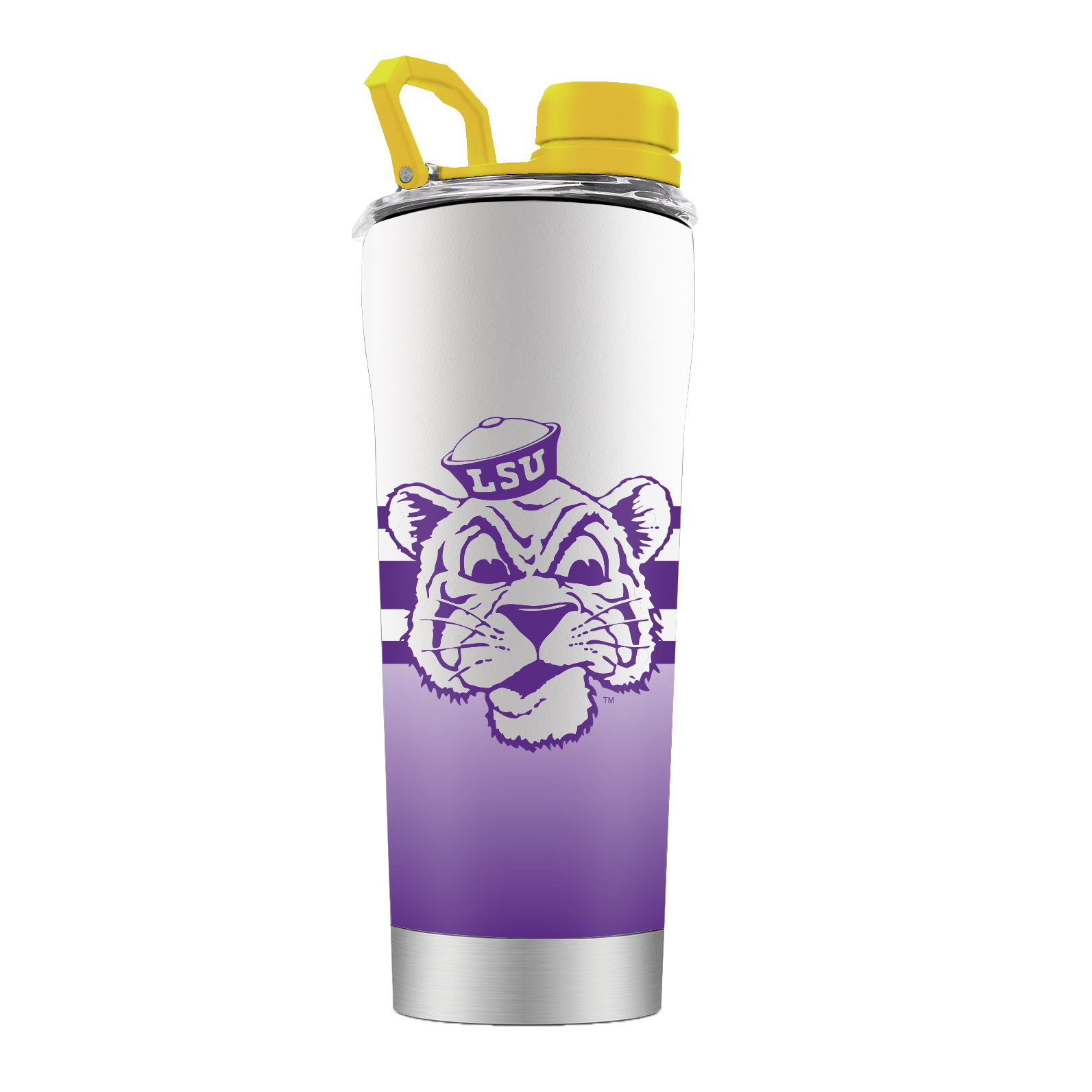 LSU College Vault Stainless Steel Shaker