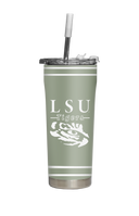 LSU Straw Tumbler Sage ProGloss