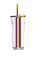 LSU ProGloss Straw Tumbler