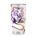 LSU 20oz College Vault Splatter Tumbler