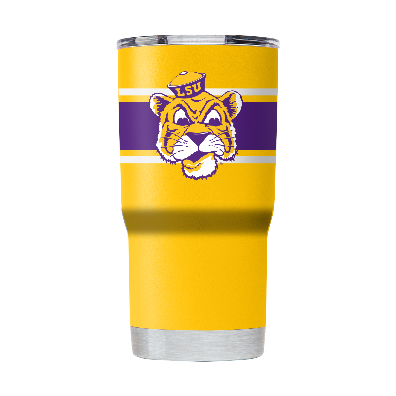 LSU College Vault 20oz Yellow Tumbler