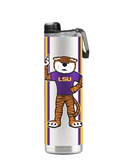 LSU 22oz Mascot Bottle by gametimesidekicks, featuring LSU team mascot design and durable stainless steel construction.