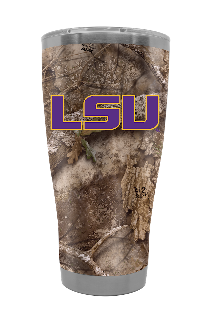 LSU 30oz Realtree Camo Tumbler