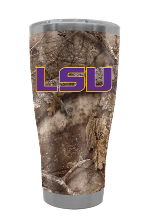 LSU 30oz Realtree Camo Tumbler