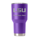 LSU 30oz Personalized Laser Etched Tumbler