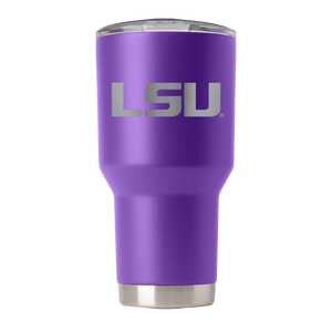 LSU 30oz Laser Etched Tumbler