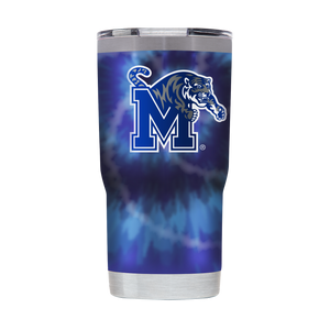 Memphis 20oz Blue Tie Dye Tumbler