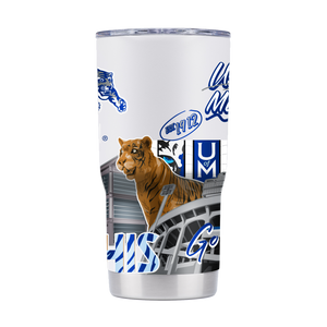 Memphis 20oz Campus Icons Tumbler