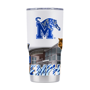 Memphis 20oz Campus Icons Tumbler