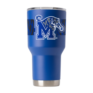 Memphis 30oz Blue Stripe Tumbler