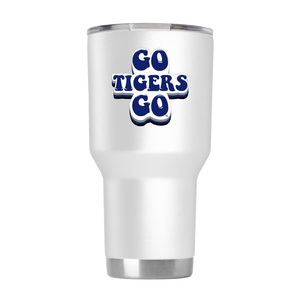 Memphis 30oz White Retro Tumbler