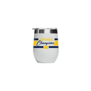 Michigan 2026 National Champs 12oz Stemless Tumbler Grey