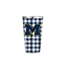 Michigan 16oz Stainless Pint Gingham