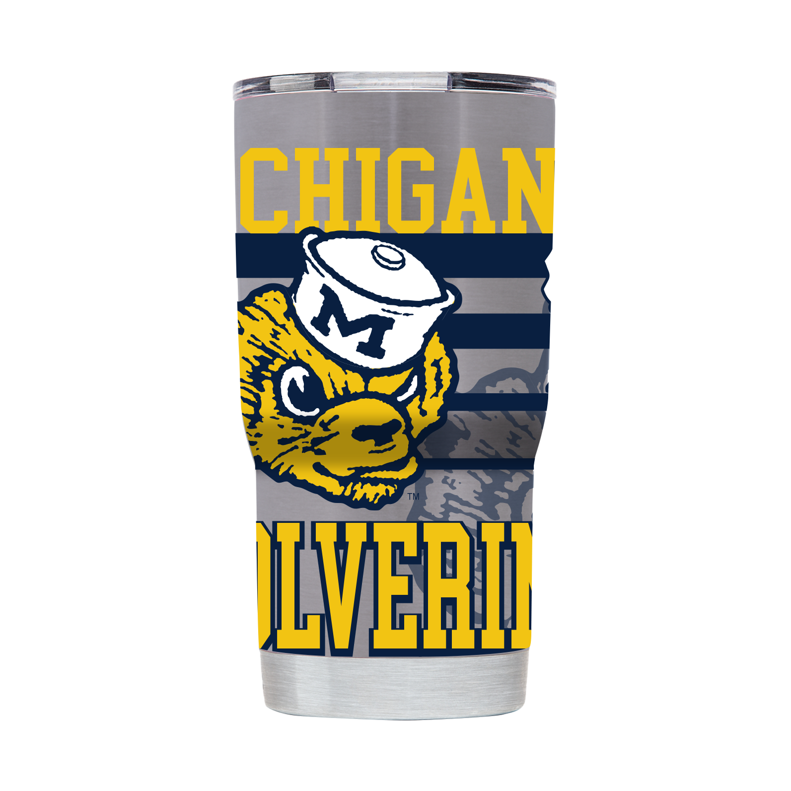 Michigan College Vault 20oz Stainless Steel Tumbler