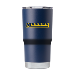 Michigan College Vault 20oz "Wolverines" Tumbler