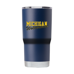 Michigan College Vault 20oz "Circle Wolverine" Tumbler