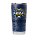 Michigan 2026 National Champs 20oz Tumbler Navy Wrap