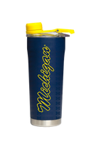 Michigan "M" Wrap Stainless Steel Shaker Bottle