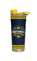 Michigan 2026 National Champs Stainless Steel Shaker Bottle