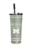 Michigan Straw Tumbler Sage ProGloss