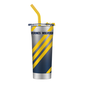 Michigan College Vault Straw Tumbler