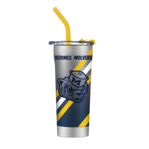 Michigan College Vault Straw Tumbler