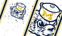 Michigan College Vault Splatter 20oz Tumbler