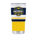 Michigan 2026 National Champs 20oz Tumbler White