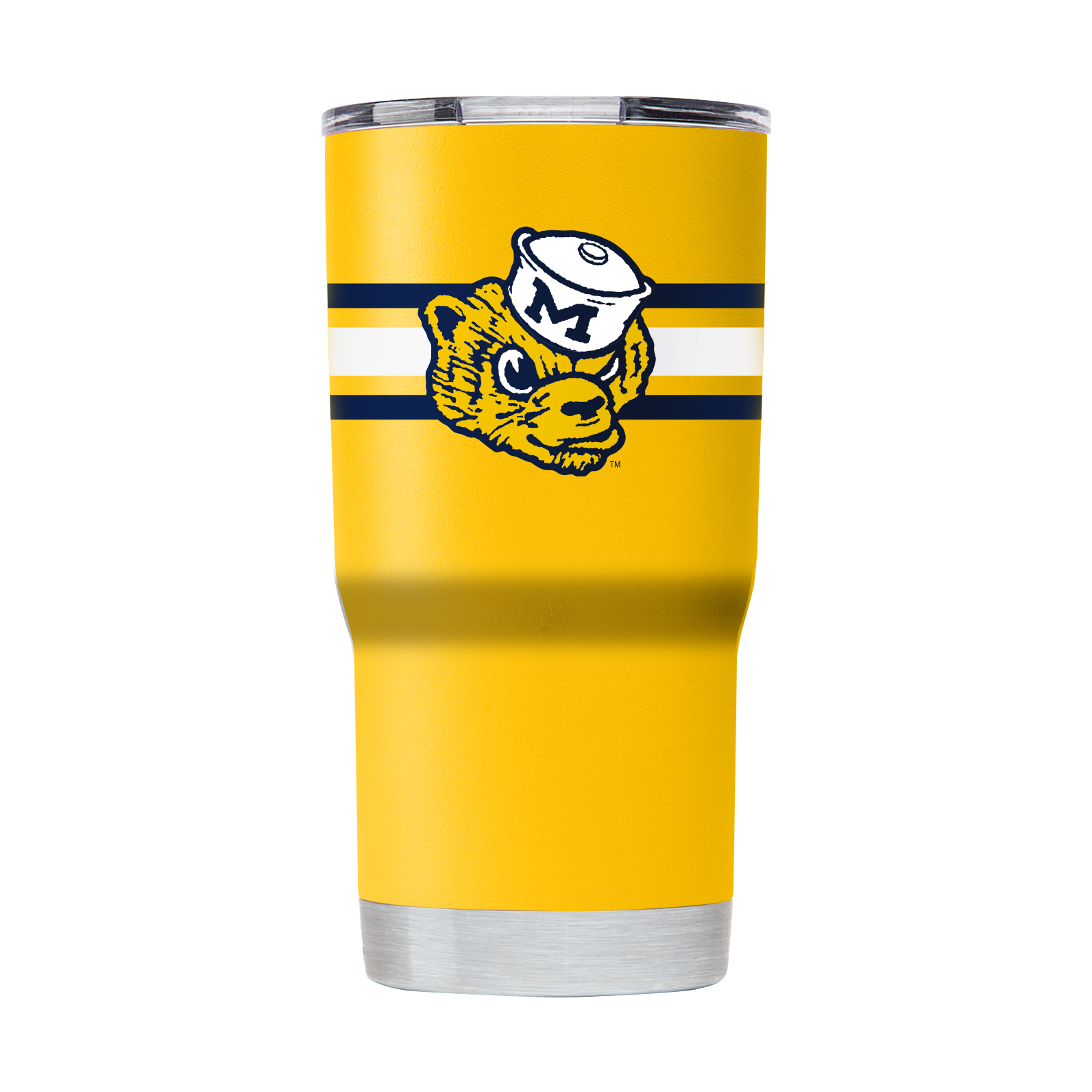 Michigan College Vault 20oz Yellow Tumbler