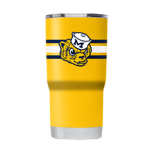 Michigan College Vault 20oz Yellow Tumbler