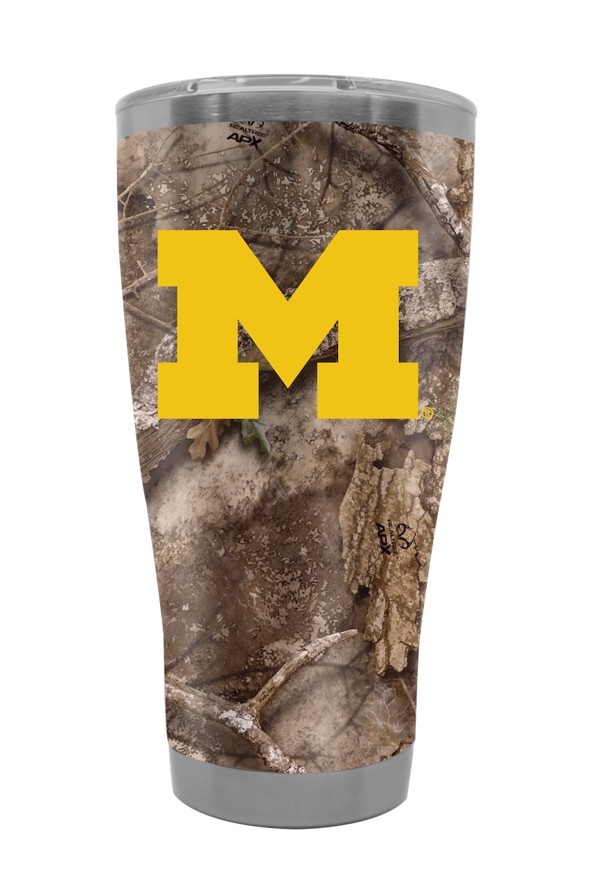 Michigan 30oz Realtree Camo Tumbler